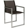 Zahradní židle a křeslo Royal Botania Ninix elektrochemicky ošetřená ocel / výplet Batyline black