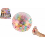 Teddies Míček s kuličkami antistresový silikon 7cm – Hledejceny.cz