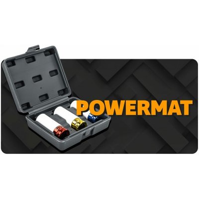 Rázové nástrčné hlavice na ALU disky 1/2" 17–19–21 mm (3 ks) POWERMAT PM-ZNU-1721T – Sleviste.cz