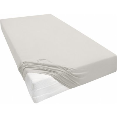 Biberna Žerzejové napínací prostěradlo 180-200x200-220 tmavě šedé – Zboží Mobilmania