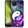 Pouzdro a kryt na mobilní telefon Samsung Pouzdro Head Case Samsung Galaxy A12 YIn a Yang PURPLE