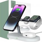Tech-Protect A12 3in1 Stand & Wireless Charger bílá – Zboží Živě