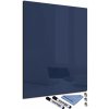 Tabule Glasdekor Magnetická skleněná tabule 30 x 40 cm modro-černá