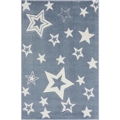 Livone GALAXY Happy Rugs Stars modro bílý – Zboží Mobilmania