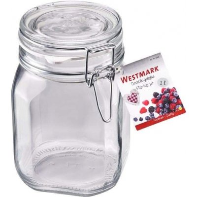 Westmark sklenice s třmenovým uzávěrem a těsněním 1000ml – Hledejceny.cz