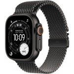 Apple Watch 49mm milánský tah z černého titanu - Small MGHR4ZM/A – Zboží Živě