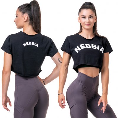 Nebbia Fit & Sporty crop top black