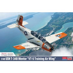 ACADEMY Model Kit letadlo 12361 USN T 34B Mentor VT 5 Training Air Wing 1:48