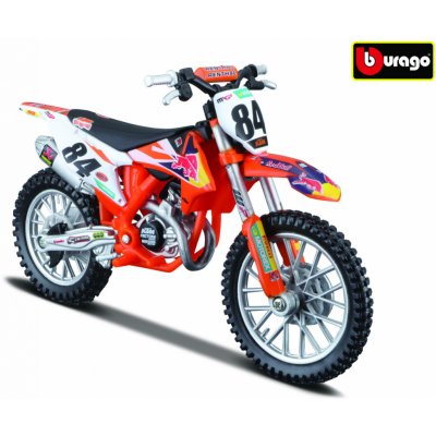 Bburago červená Bull KTM 450 SX F 2018 1:18 – Zboží Dáma