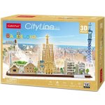 CubicFun 3D puzzle CityLine panorama: Barcelona 186 ks – Hledejceny.cz