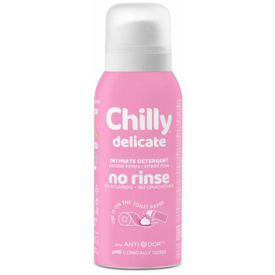 Chilly No Rinse pěna na intimní hygienu Delicate 100 ml – Zboží Dáma