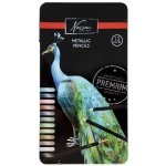 Nassau Metalické pastelky v plechové krabičce 12ks – Hledejceny.cz