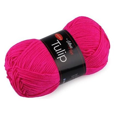 Pletací příze Tulip (100g) varianta růžová neon – Zboží Dáma
