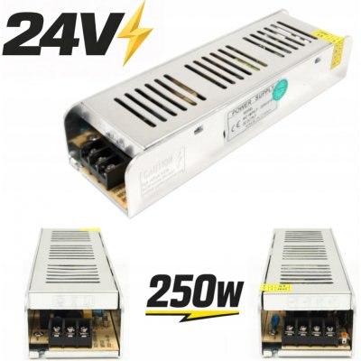 MILIO Napájecí zdroj modulový SLIM - IP20 - 24V - 250W – Hledejceny.cz