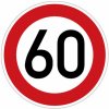 Piktogram Dopravní značka Nejvyšší dovolená rychlost 60 km