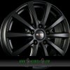 Alu kolo, lité kolo Platin P69 7x17 4x108 ET38 black