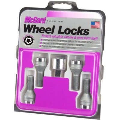 McGard Bezpečnostní šrouby M12 x 1,25 (kuželové sedlo) - 27180 – Sleviste.cz