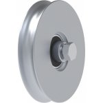 Malé pojezdové kolečko s ložiskem, kruhový profil 20 mm a 8 mm VA1401.040 – Zboží Mobilmania