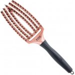 Olivia Garden Fingerbrush Combo Trinity Rose Gold zakřivený plochý kartáč na vlasy – Zbozi.Blesk.cz