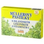 Müllerovy pastilky islandský lišejník + vitamín C bez cukru 12 ks – Hledejceny.cz