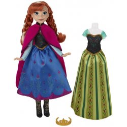 Recenze Hasbro Disney Frozen Ledové království panenka s náhradními šaty  Anna - Heureka.cz