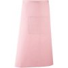 Zástěra Premier Workwear Pracovní zástěra s kapsou PR158 Pink Pantone 1895 90x80cm