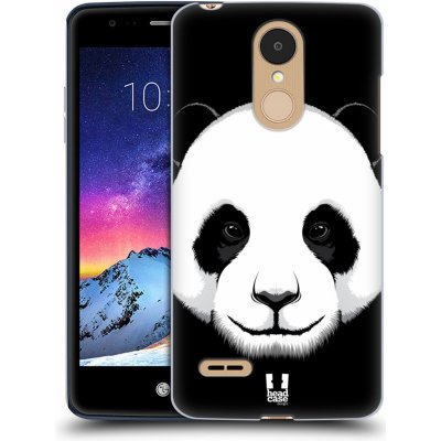 Pouzdro HEAD CASE LG K9 / K8 2018 vzor Zvíře kreslená tvář panda – Zboží Živě