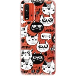 Pouzdro iSaprio - Cat pattern 03 - Xiaomi Redmi 9T