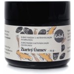 Kvitok zubní prášek Zářivý úsměv s aktivním uhlím 25 g – Zboží Mobilmania