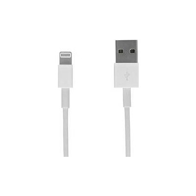 Datový kabel USB A na Lightning, barva bílá - 2 metry – Zboží Živě