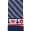 Dětský šátek Dětský šátek námořnický vzor modrobílý