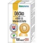 EDENPharma Déčko 4000 IU 120 kapslí – Hledejceny.cz