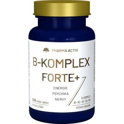 PHARMA ACTIV B-komplex forte+ 200 tablet – Hledejceny.cz