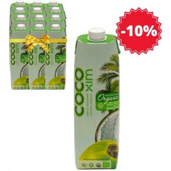 COCOXIM BIO Kokosová voda ORGANIC 12 x 1000 ml