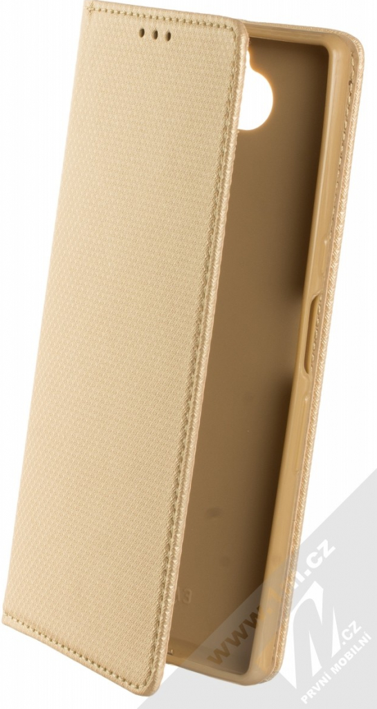 Pouzdro 1Mcz Magnet Book Color flipové Sony Xperia 10 zlaté