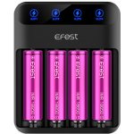 Efest Nabíječka LUSH Q4 4 sloty Černá – Zboží Mobilmania