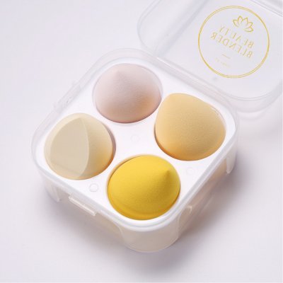 Iskay Houbičky na make-up žlutá sada 4 ks – Sleviste.cz