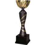 Kovový pohár Zlato-černý 26 cm 10 cm – Zboží Dáma