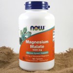 Now Foods Magnesium Malate hořcík malát 1000 mg 180 tablet – Zbozi.Blesk.cz