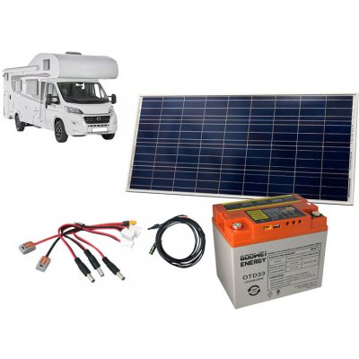 Goowei Energy Set OTD33 33Ah 12V a panel Victron Energy 115Wp/12V – HobbyKompas.cz