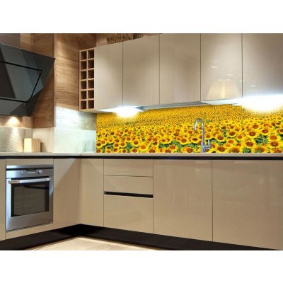 Dimex KI180-030 Samolepící fototapeta do kuchyně Sunflowers rozměry 180 x 60 cm – Zboží Mobilmania