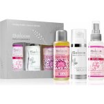 Saloos Anti-Age & Hydratace pleti 100% Bio růžová voda 50 ml + Hyaluronové sérum 50 ml + Argan Revital hydrofilní odličovací olej 50 ml dárková sada – Zboží Mobilmania