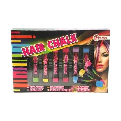 Barevné křídy na vlasy vonící kreativní set 6ks v krabičce – Zbozi.Blesk.cz