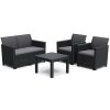 Zahradní sestava KETER CLAIRE 2 SEATERS SOFA SET grafit