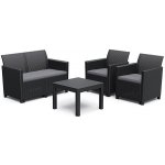 KETER CLAIRE 2 SEATERS SOFA SET grafit – Hledejceny.cz