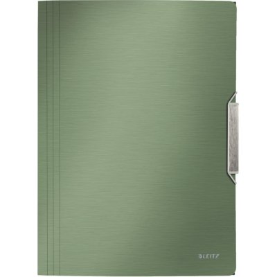 LEITZ Desky na dokumenty s chlopněmi a gumičkou STYLE - A4, zelenkavé – Hledejceny.cz