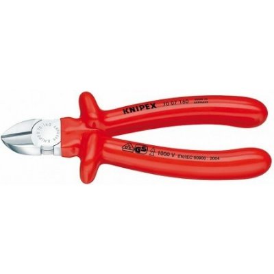 KNIPEX Boční štípací kleště VDE máčené 7007160 – Zbozi.Blesk.cz