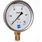 MANOMER manometr P300 / MI100G 0/100kPa, M20x1,5mm spodní přip. + glycerin – Zboží Mobilmania