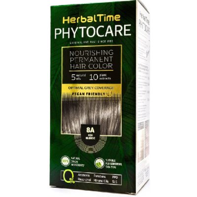 Herbal Time Phytocare barva na vlasy natural Vegan 8A popelavá blondýna