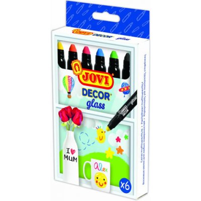 JOVI Jovidecor Voskovky na sklo porcelán a keramiku 6 voskovek – Hledejceny.cz